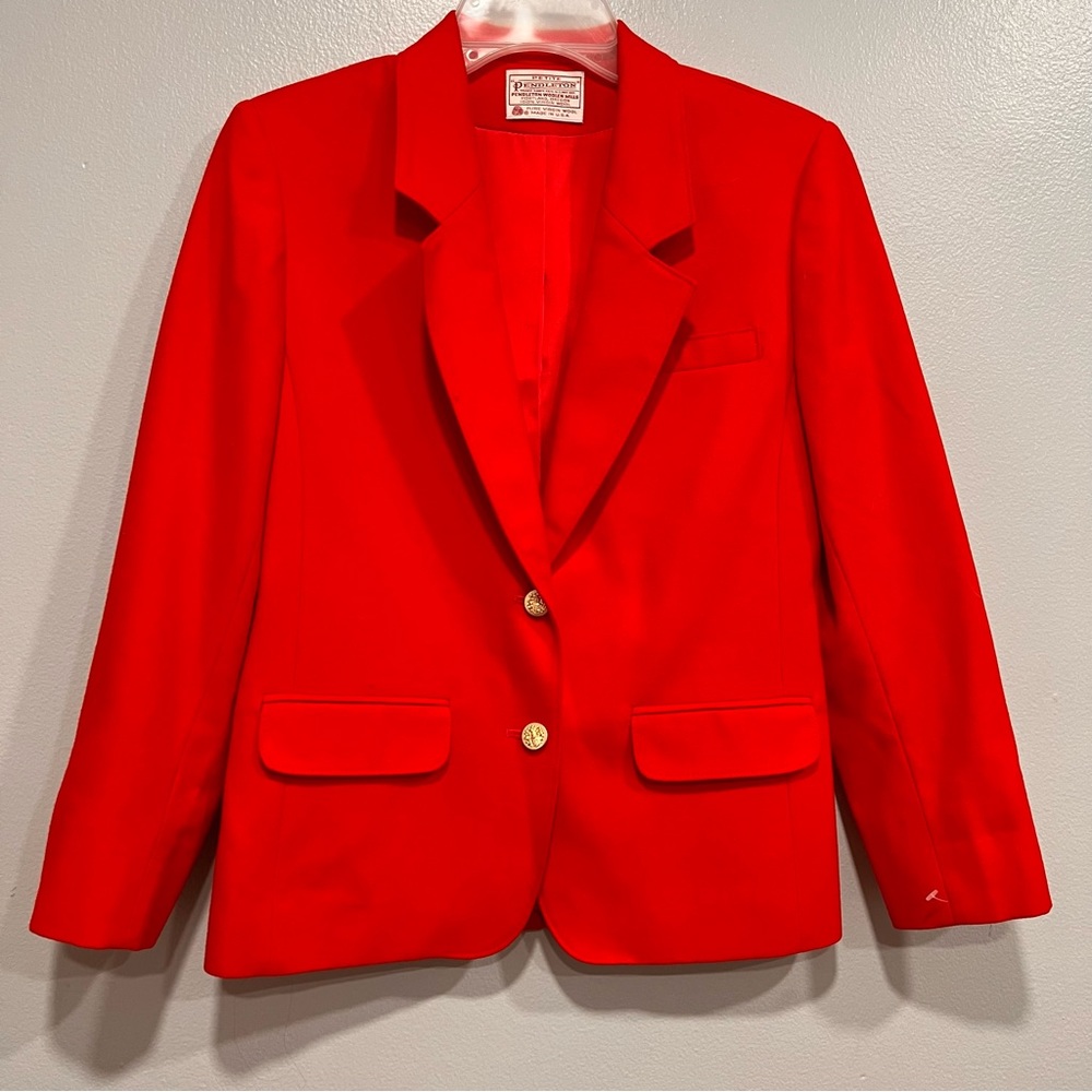 Pendleton vintage wool‎ petite blazer size 6